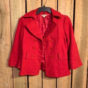 Forever Ladies Lined Peacoat Jacket M